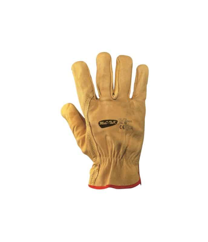 Guanti professionale in pelle fiore 218 dorso neri