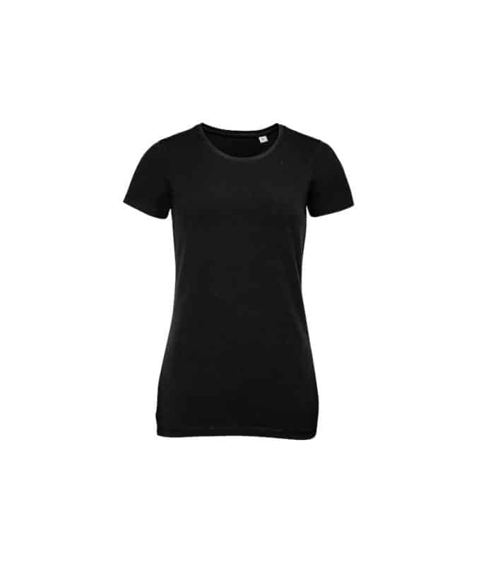 T-shirt attillata Millennium donna nero Sol's