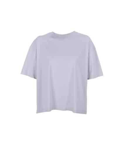T-shirt Boxy donna lilla Sol's