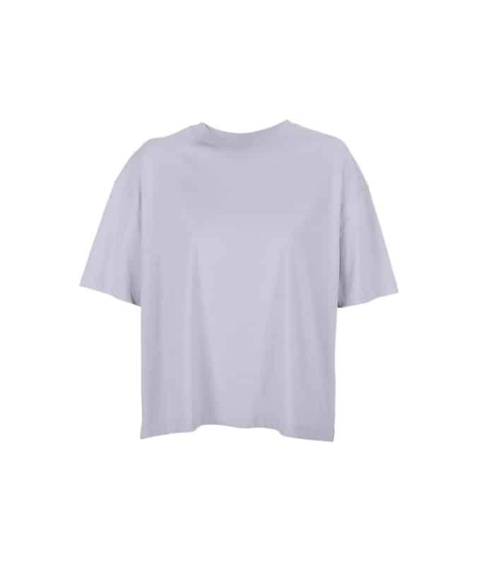 T-shirt Boxy donna lilla Sol's