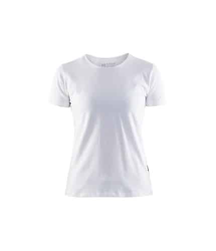 T-shirt da lavoro Blaklader 3304 bianco fronte