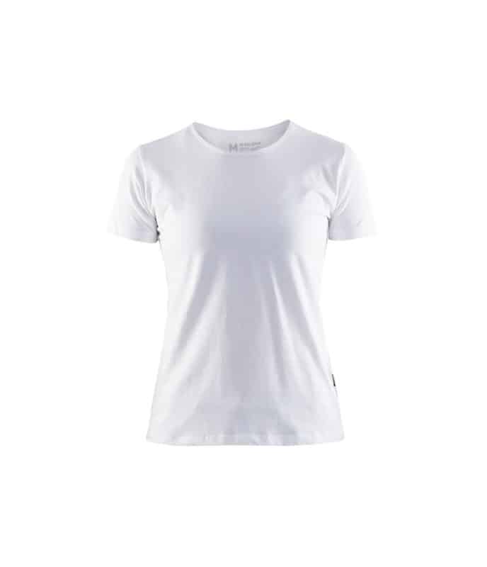 T-shirt da lavoro Blaklader 3304 bianco fronte
