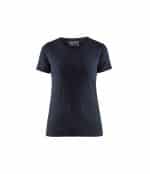 T-shirt da lavoro Blaklader 3304 blu marino scuro fronte