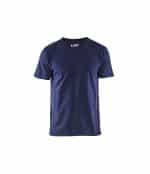 T-shirt da lavoro Blaklader 3360 blu marino frontale