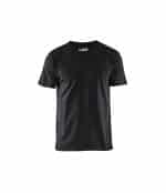 T-shirt da lavoro Blaklader 3360 nero frontale
