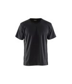 T-shirt da lavoro protezione raggi uv blaklader 3323 nero frontale
