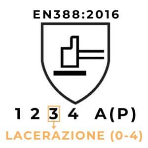terzo valore pittogramma en388 resistenza alla perforazione