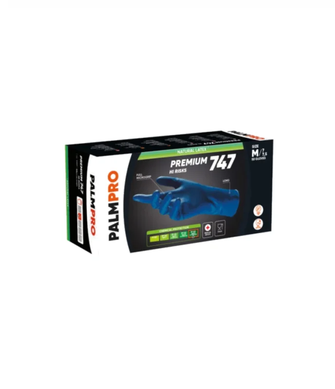 Guanti Hi Risks 747 Palmpro premium in lattice 50 pz