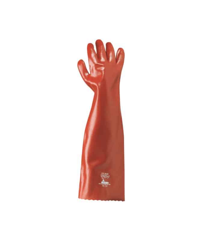 Guanto da lavoro impregnato pvc sanitized 58 cm industriale