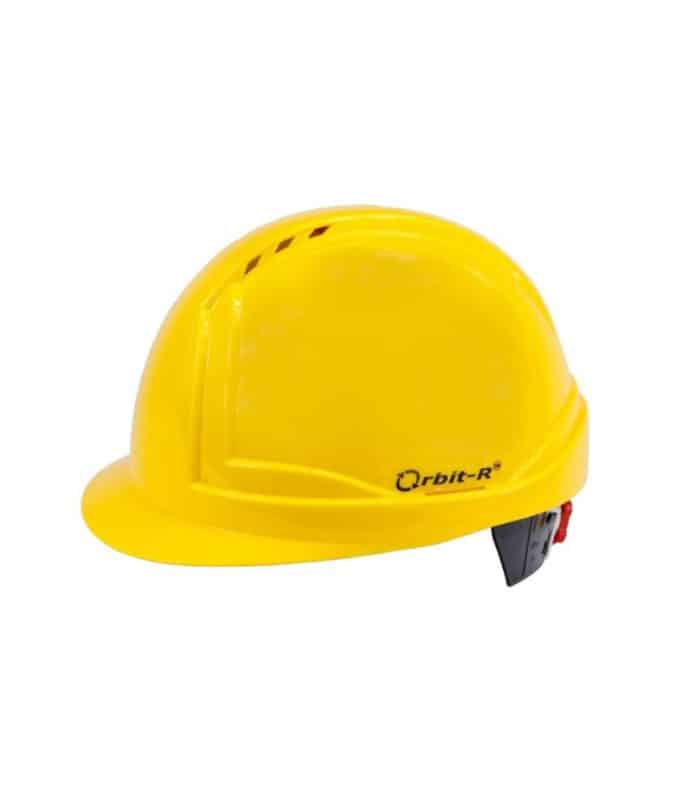 Elmetto di protezione Orbit-R in abs giallo