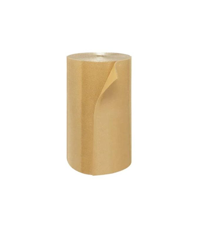 Bobina carta da imballaggio con bolle pluriball con carta avana 115g/mq