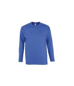 Monarch sol's t-shirt professionale maniche lunghe blu royal