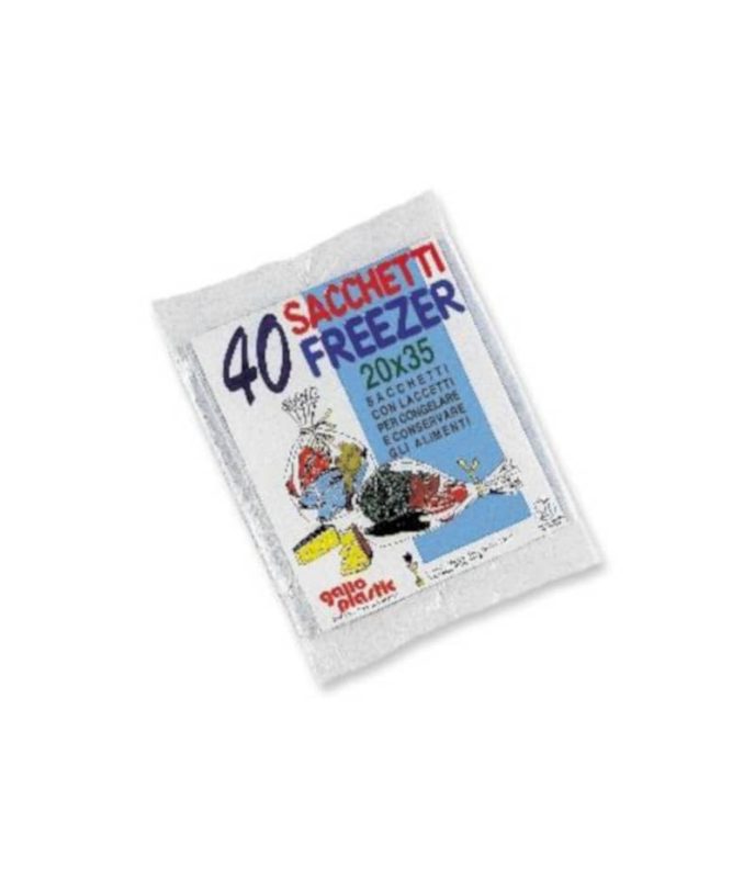 sacchetti in polietilene per alimenti frigo 20x35