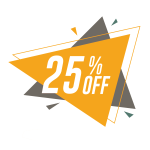 sconto fino al 25%