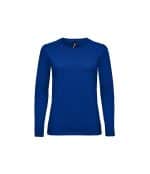 T-shirt manica lunga Imperial donna blu royal