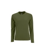 T-shirt manica lunga Imperial donna kaky scuro