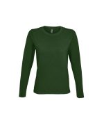 T-shirt manica lunga Imperial donna verde bottiglia