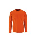 T-shirt manica lunga Imperial uomo arancione Sol's