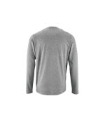 T-shirt manica lunga Imperial uomo grigio retro