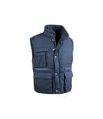 Antares gilet professionale multitasche sottozero blu
