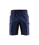 Bermuda professionali Stretch Blaklader service blu marino/nero 1449