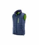 Gilet da lavoro imbottito Sion Neri verde/blu