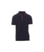 Polo skipper professionale Payper blu navy/rosso
