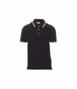 Skipper Payper nero/bianco polo manica corta