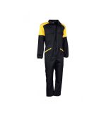 Tuta Hi-Tech bicolore nero/giallo 240g/mq