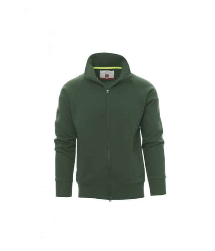 Felpa con zip Panama Payper verde