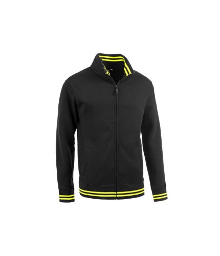 Felpa da lavoro Eagle Black line nero/giallo fluo
