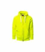 Felpa full zip Dallas Payper giallo fluo