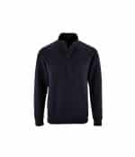 Felpa mezza zip Stan Sol's blu navy