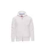 Felpa senza cappuccio full zip bianca Panama Payper