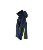 Giacca da lavoro foderata 4890 Blaklader blu/giallo hv