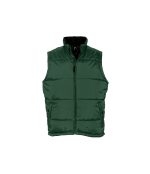 Gilet da lavoro Warm Sol's verde bosco fronte