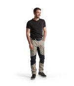 Pantaloni lavoro uomo 1459 1845 Blaklader stone/nero