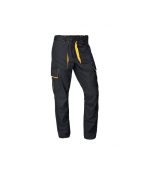 Pantaloni multitasche professionali Hi-Tech Leonard nero/giallo