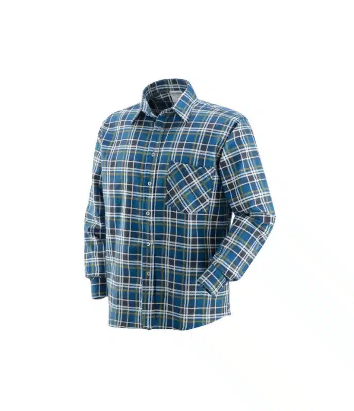 Camicia da lavoro flanella neri