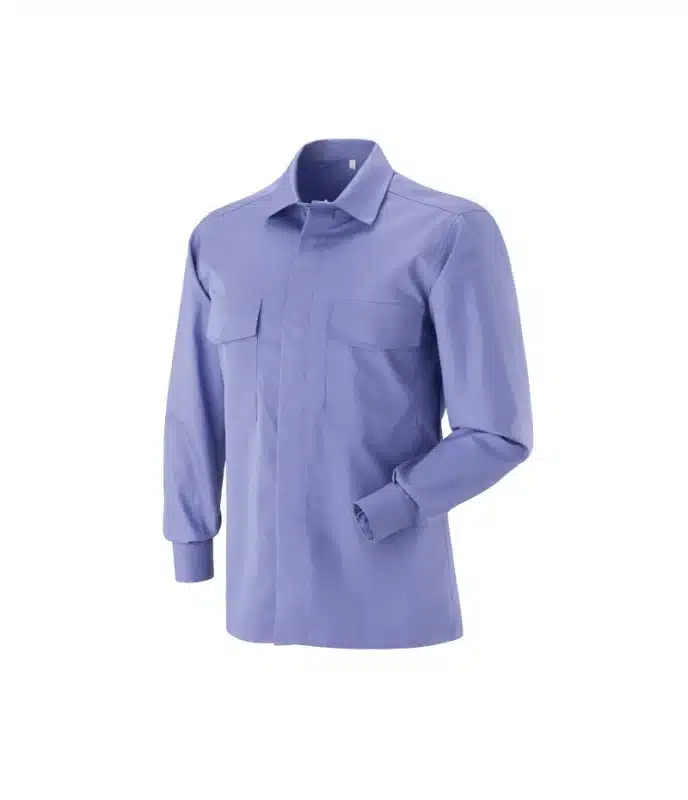 Camicia da lavoro trivalente antiacido ignifuga e antistatica