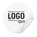 etichette-termo-adesive tonde personalizzate con il tuo logo