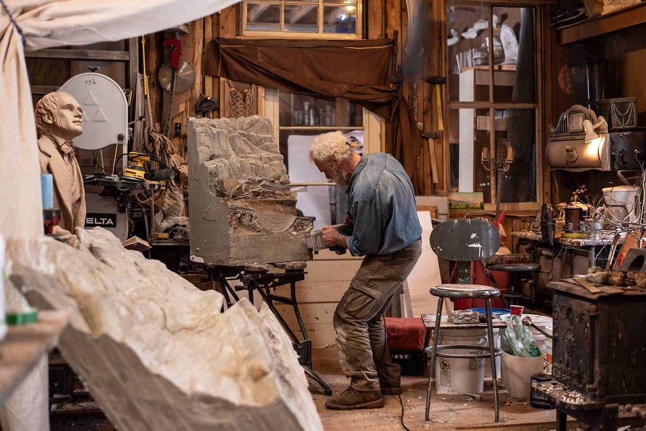 lavoratore scultore passione