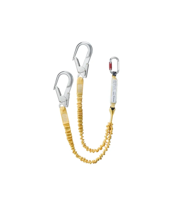 cordino con dissipatore di energia safe bi flex neri