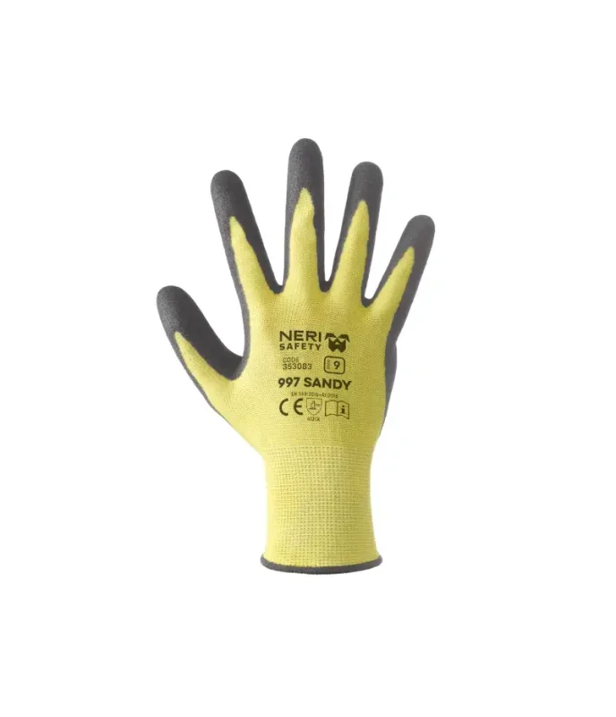 guanti spalmati nitrile 997 sandy neri